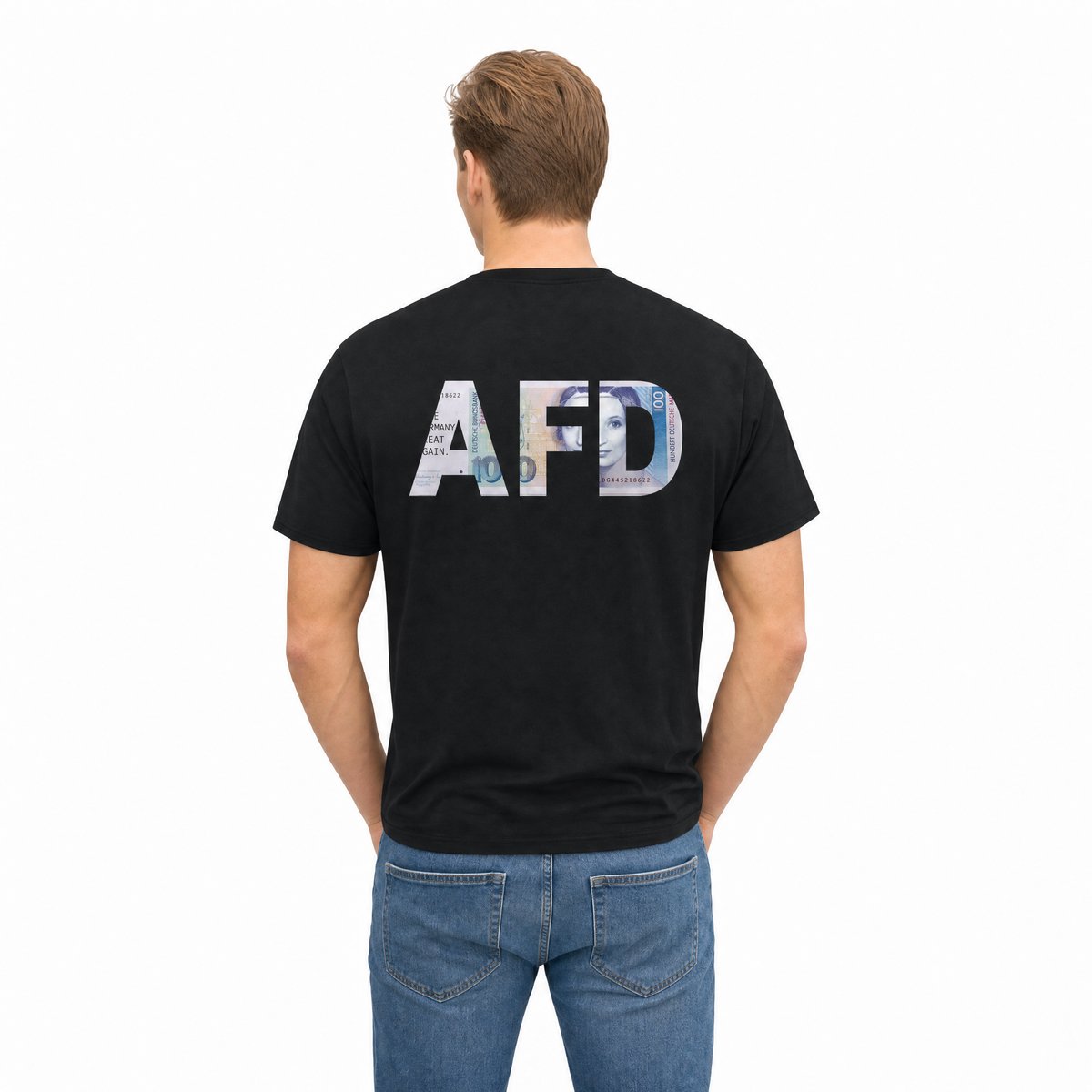 Unisex T-Shirt "AFD" – Rückenprint