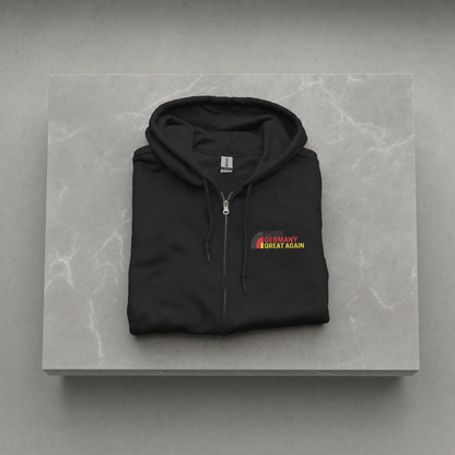 Zip-Hoodie "Make Germany Great Again" – Logo