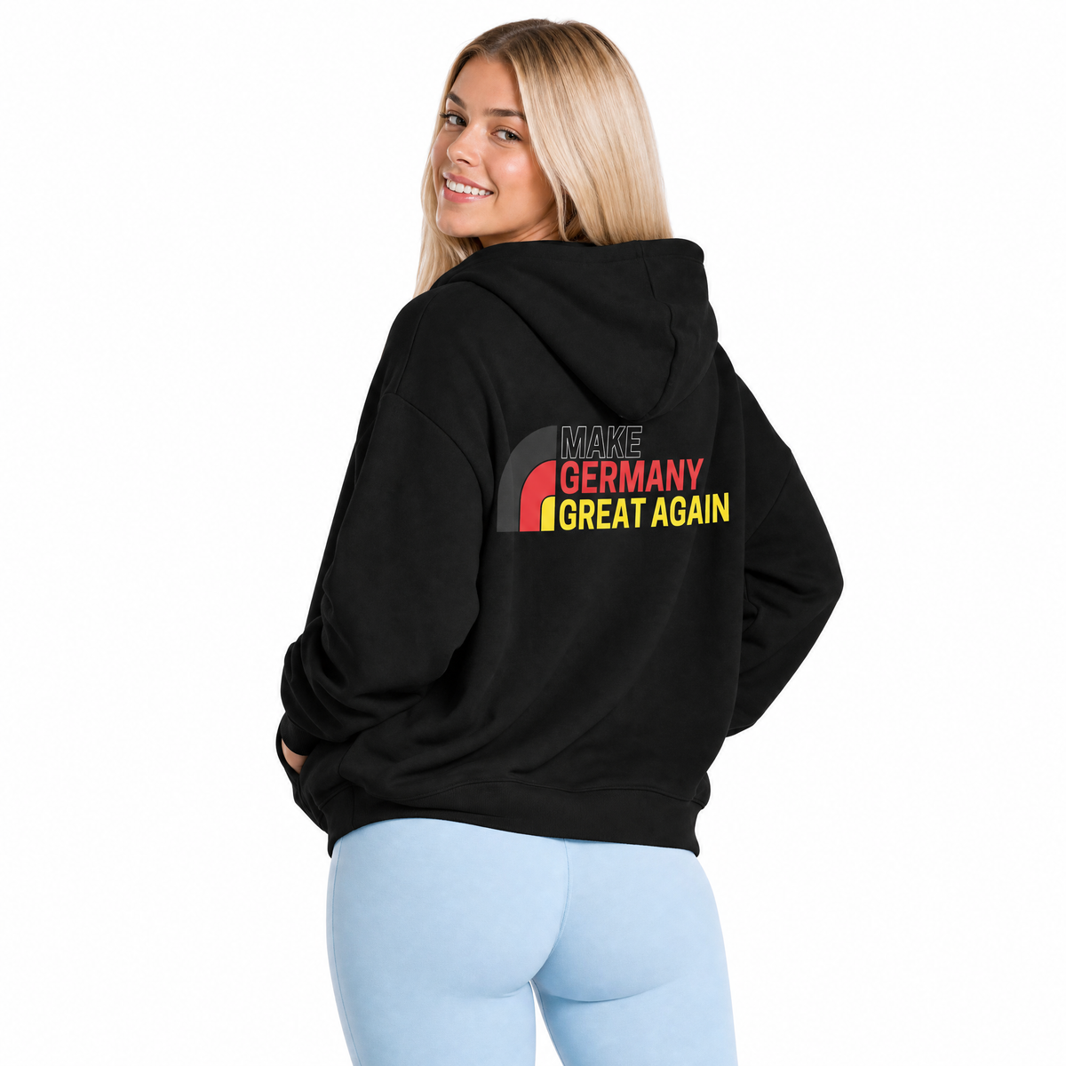Zip-Hoodie "Make Germany Great Again" – Logo
