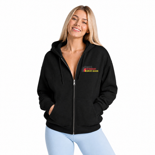 Zip-Hoodie "Make Germany Great Again" – Logo