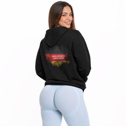 Zip-Hoodie "Make Germany Great Again" – Flagge