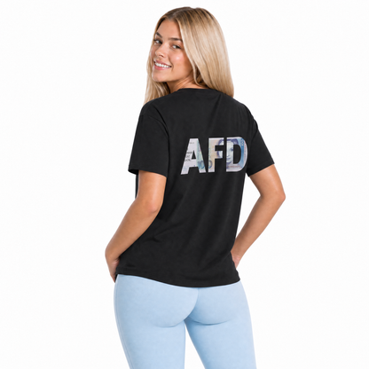 Unisex T-Shirt "AFD" – Rückenprint