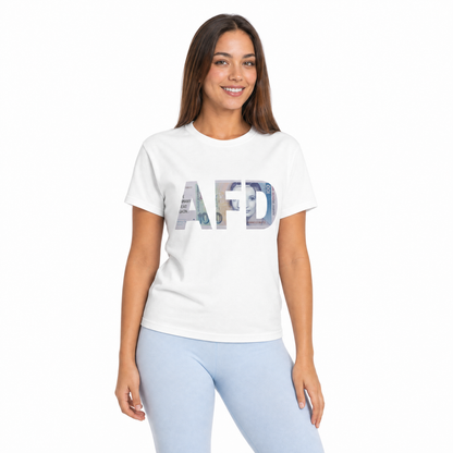 Unisex T-Shirt "AFD" – Brustprint
