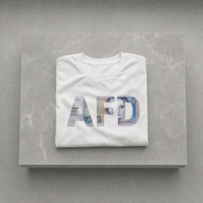 Unisex T-Shirt "AFD" – Brustprint